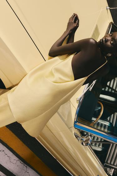 ZW COLLECTION SATIN BALLOON TROUSERS - Golden by Zara