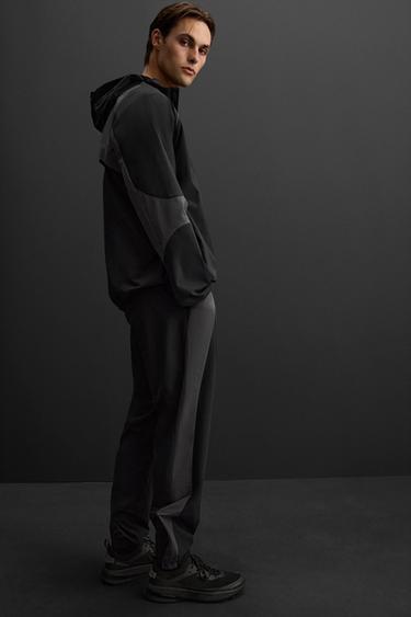 PANTALON TECHNIQUE COLOR BLOCK - Noir de Zara - Image 4