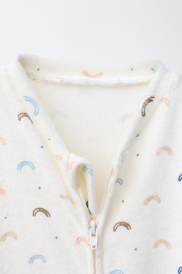 GRENOUILLÈRE EN VELOURS ARC-EN-CIEL - Écru de Zara - Image 2