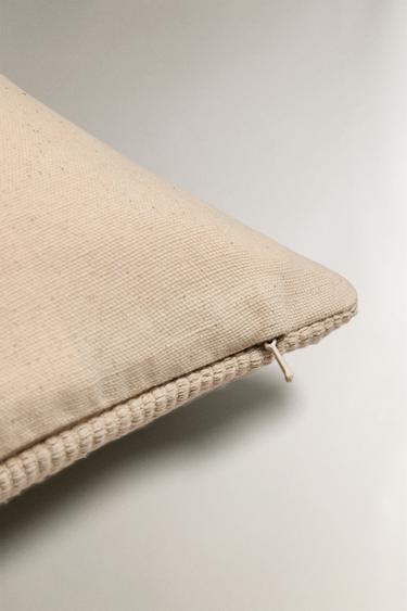 LINE CUSHION COVER - Brown by Zara - Image 3