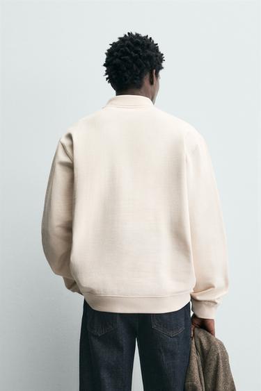 TEXTURED REGULAR FIT POLO SHIRT - Ecru by Zara - Image 2