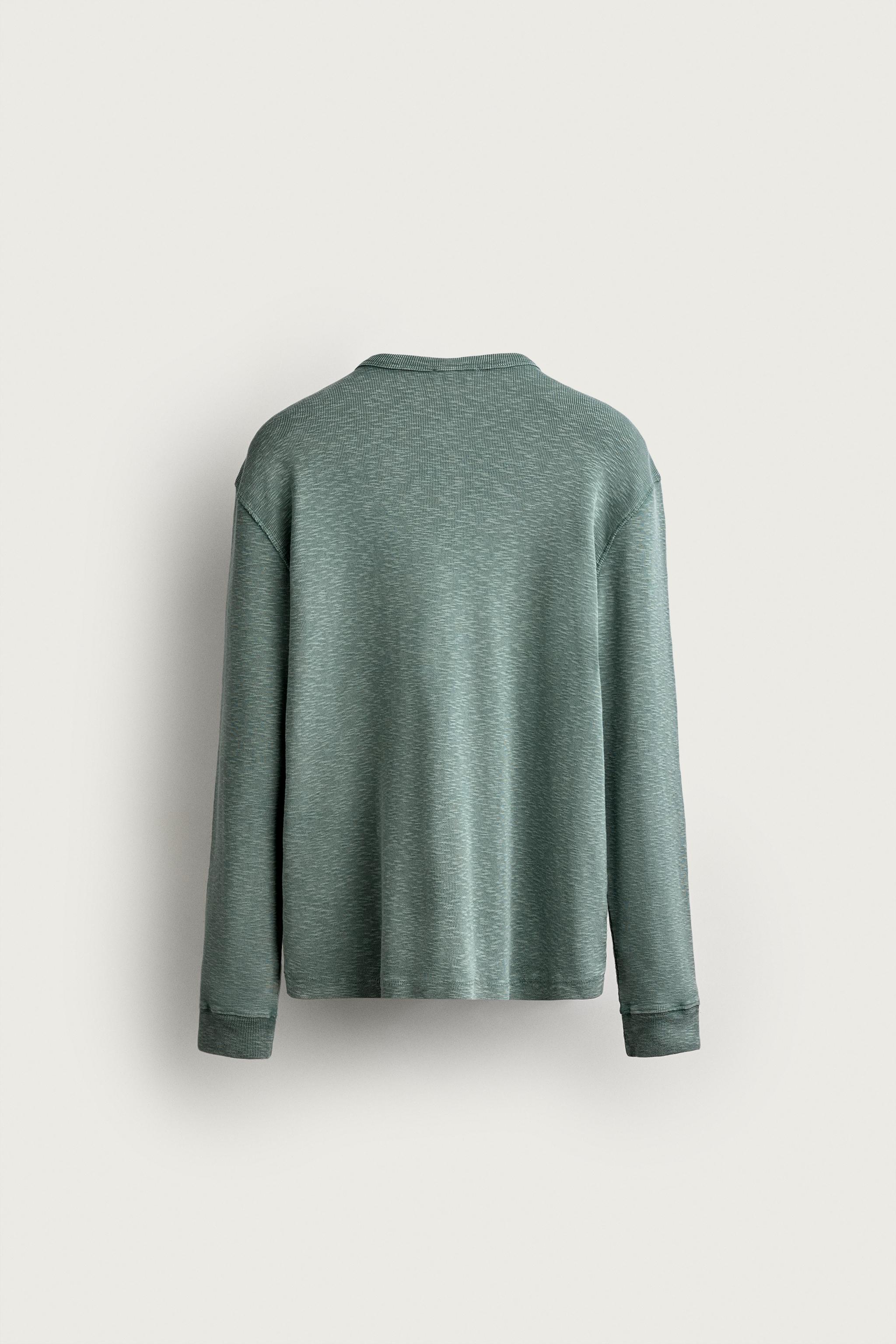 RELAXED-FIT HENLEY T-SHIRT