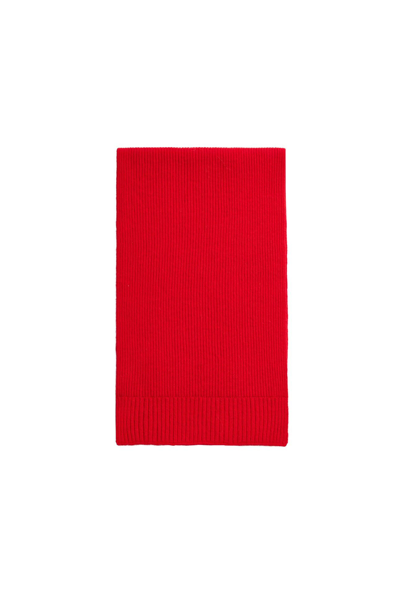 100% WOOL KNIT SCARF
