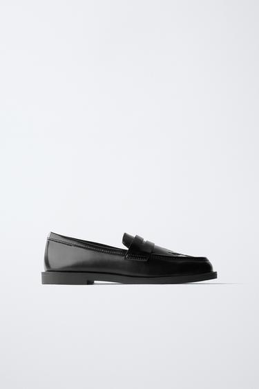 GLITTER STAR LOAFERS - Black by Zara