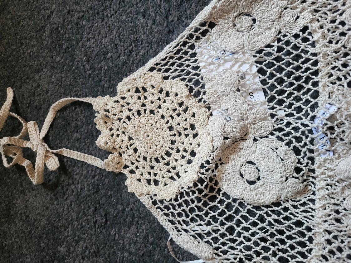 CROCHET HALTER NECK TOP - Image 3