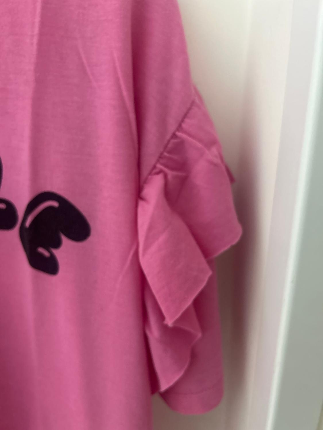 SHORT SLEEVE T-SHIRT WITH FRILLS. - Image 3