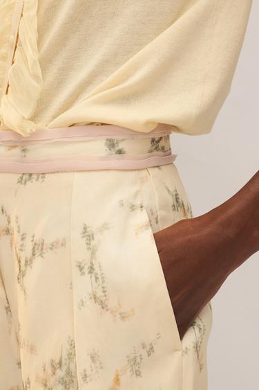 PANTALON IMPRIMÉ FLEURS ÉDITION LIMITÉE - Imprimée de Zara - Image 3