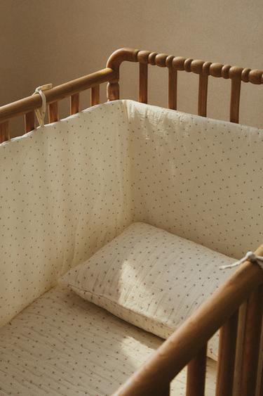 Zara CVJETNA OBLOGA ZA DJEČJI KREVETIĆ – Zelena