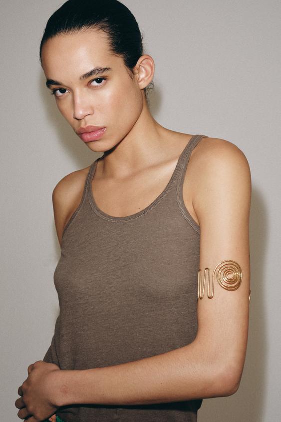 SPIRAL ARM CUFF BRACELET from Zara - $29.90