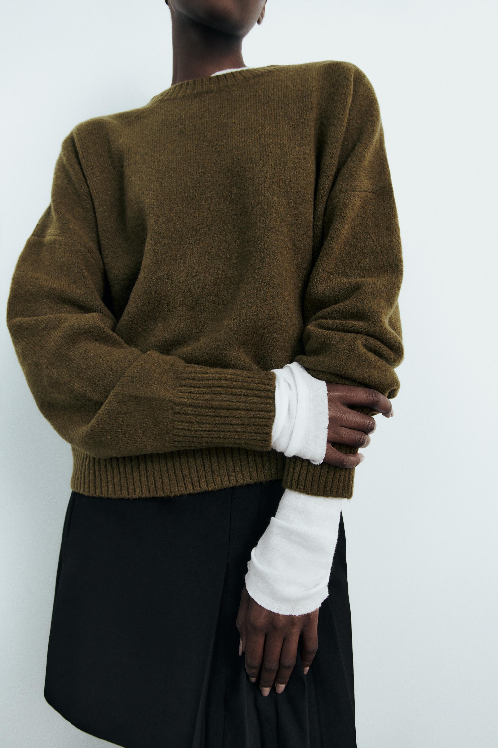 Champion sweater shop olive green zara