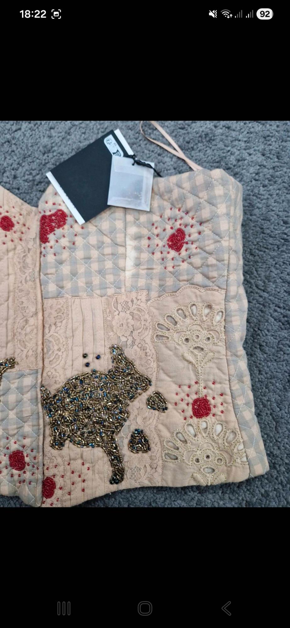 PADDED BUSTIER WITH BEADED EMBROIDERY - Image 3