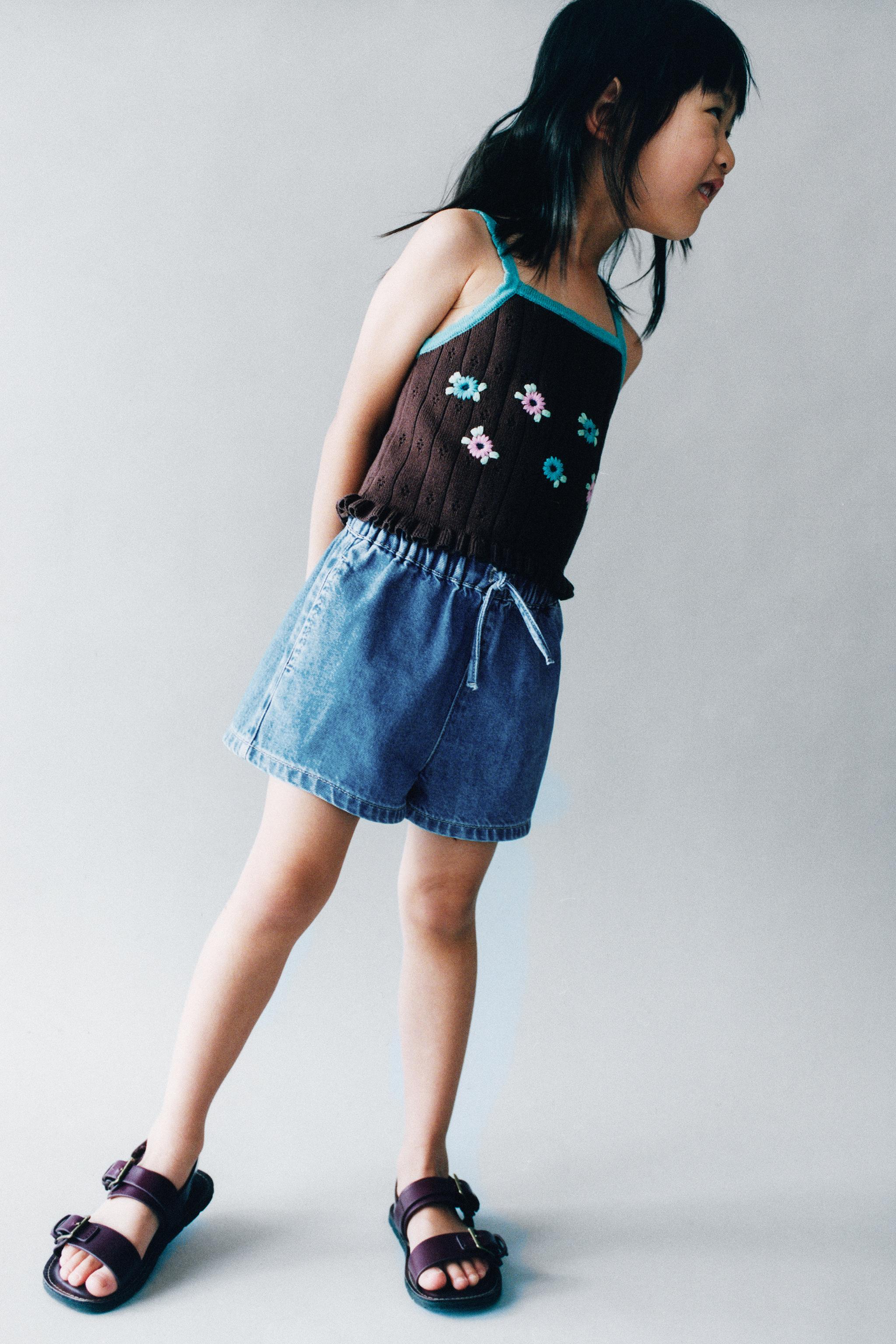 DENIM SHORTS