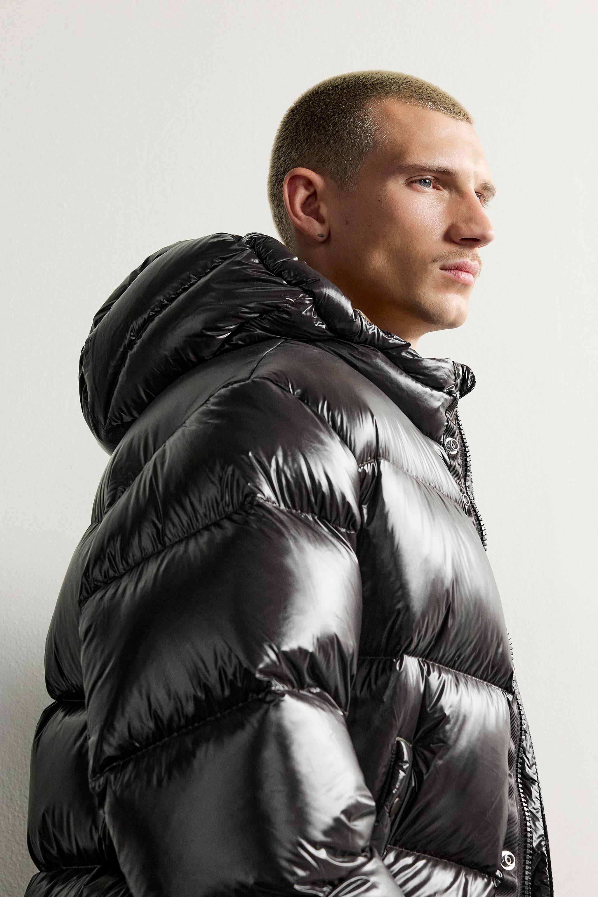 WATER-REPELLENT LONG 80% DOWN - 20% FEATHER JACKET