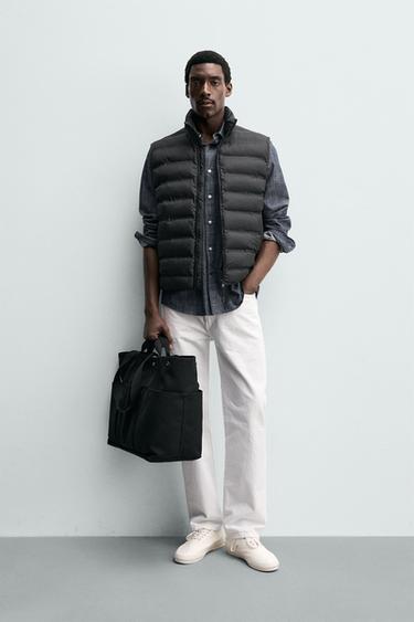 CHALECO ACOLCHADO LIGERO WATER REPELLENT - Negro de Zara