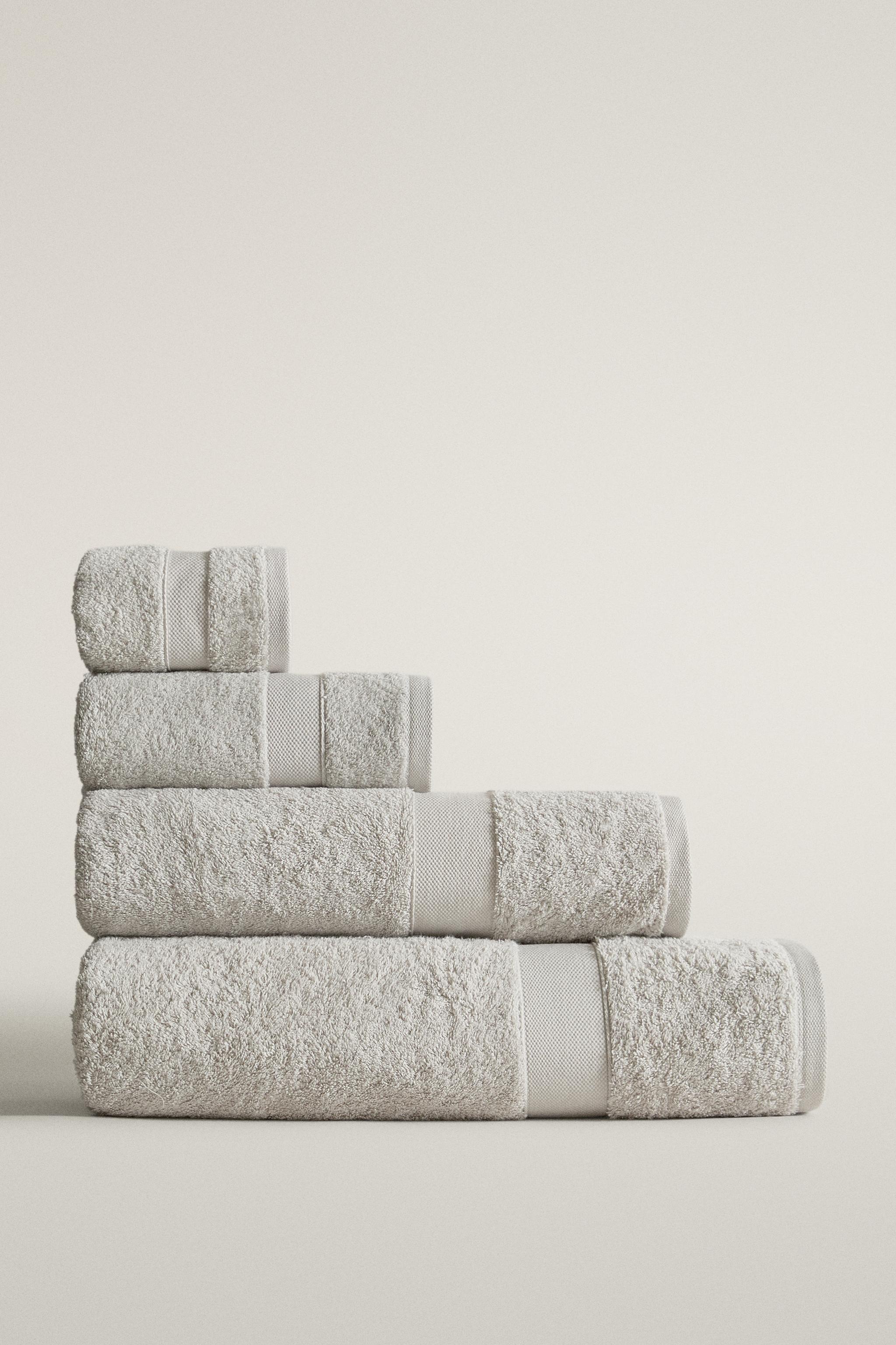プレミアムコットン バスタオル (600g/m²) - ホワイト | ZARA Japan / 日本