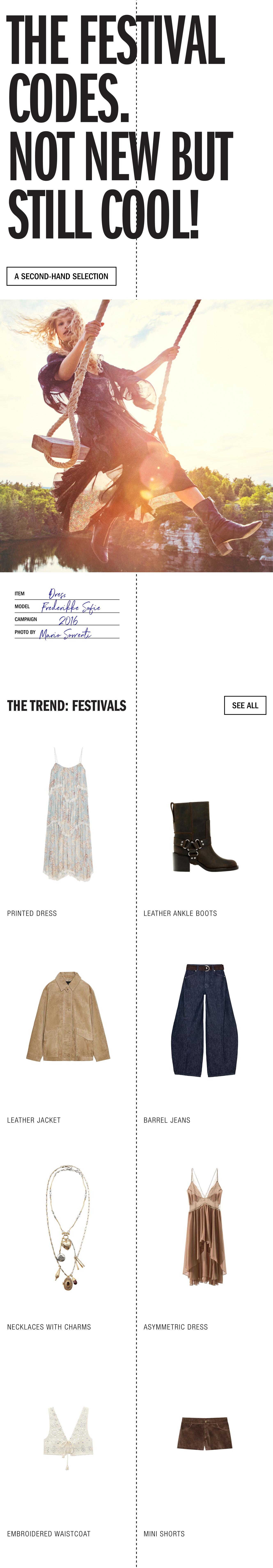 Woman EDITORIAL | Zara Preowned