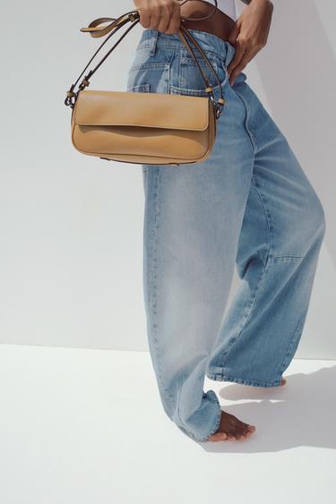 SAC BANDOULIÈRE DOUBLE ANSE - Marron foncé de Zara - Image 2