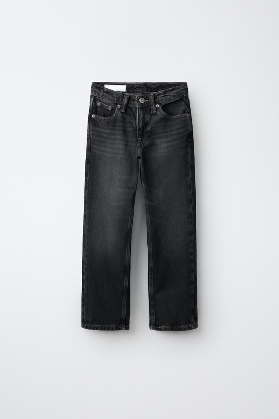 JEANS STRAIGHT - Preto da Zara - Imagem 0