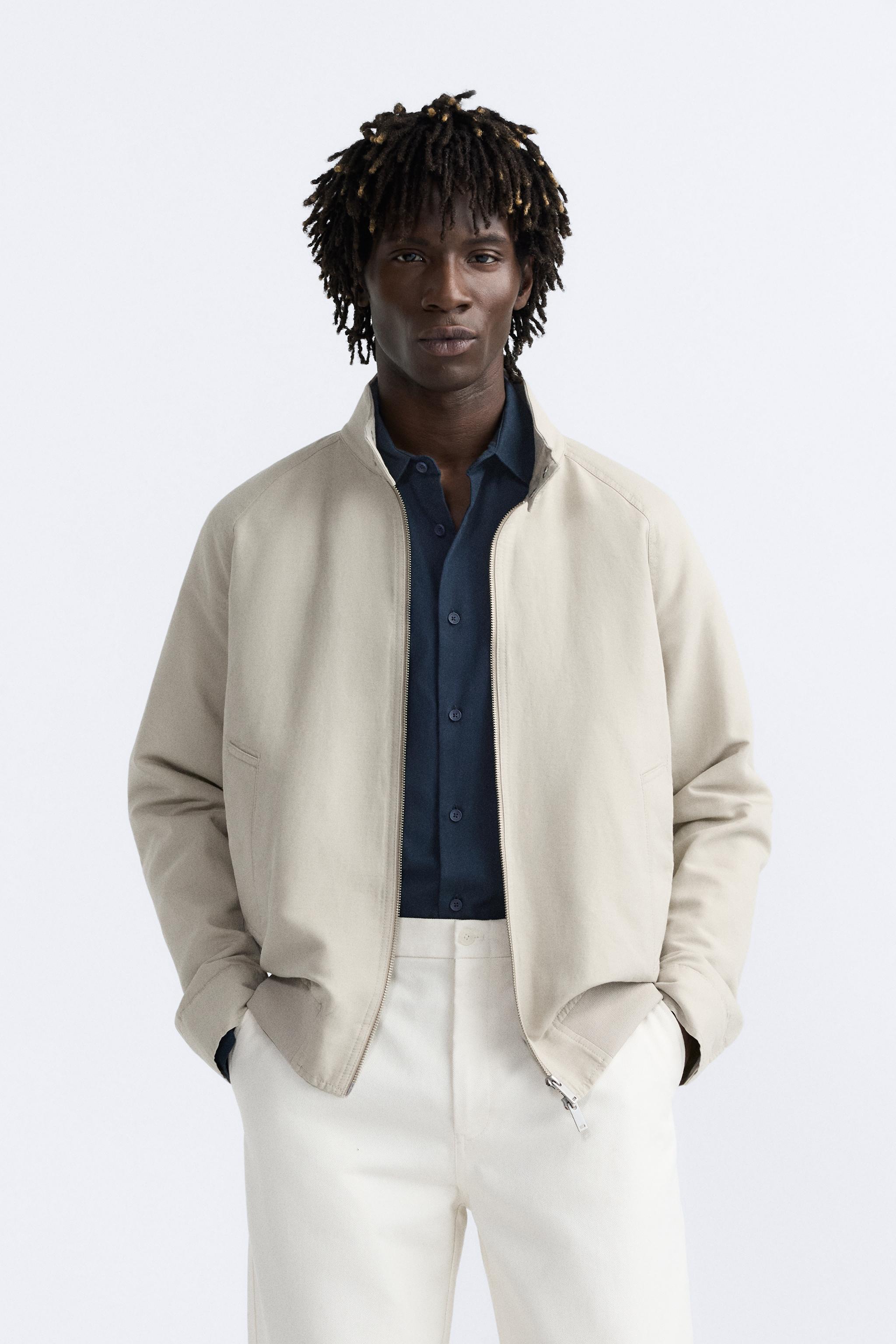 Tagliatore textured bomber jacket - Neutrals