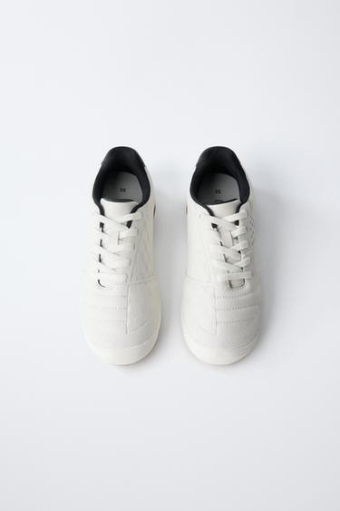 FOOTBALL SNEAKERS - White by Zara - Image 5