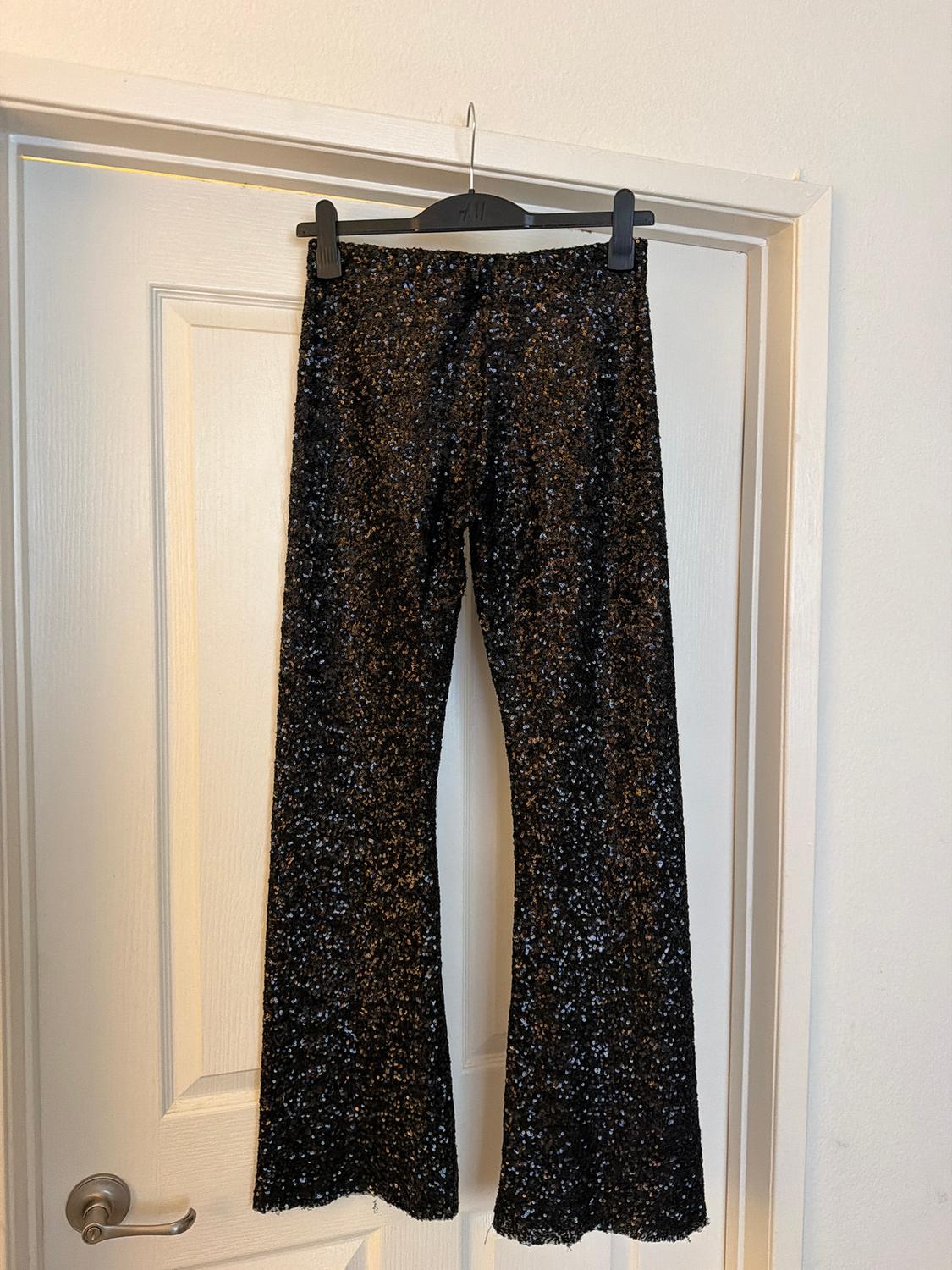 FLARE SEQUIN LEGGINGS - Image 2