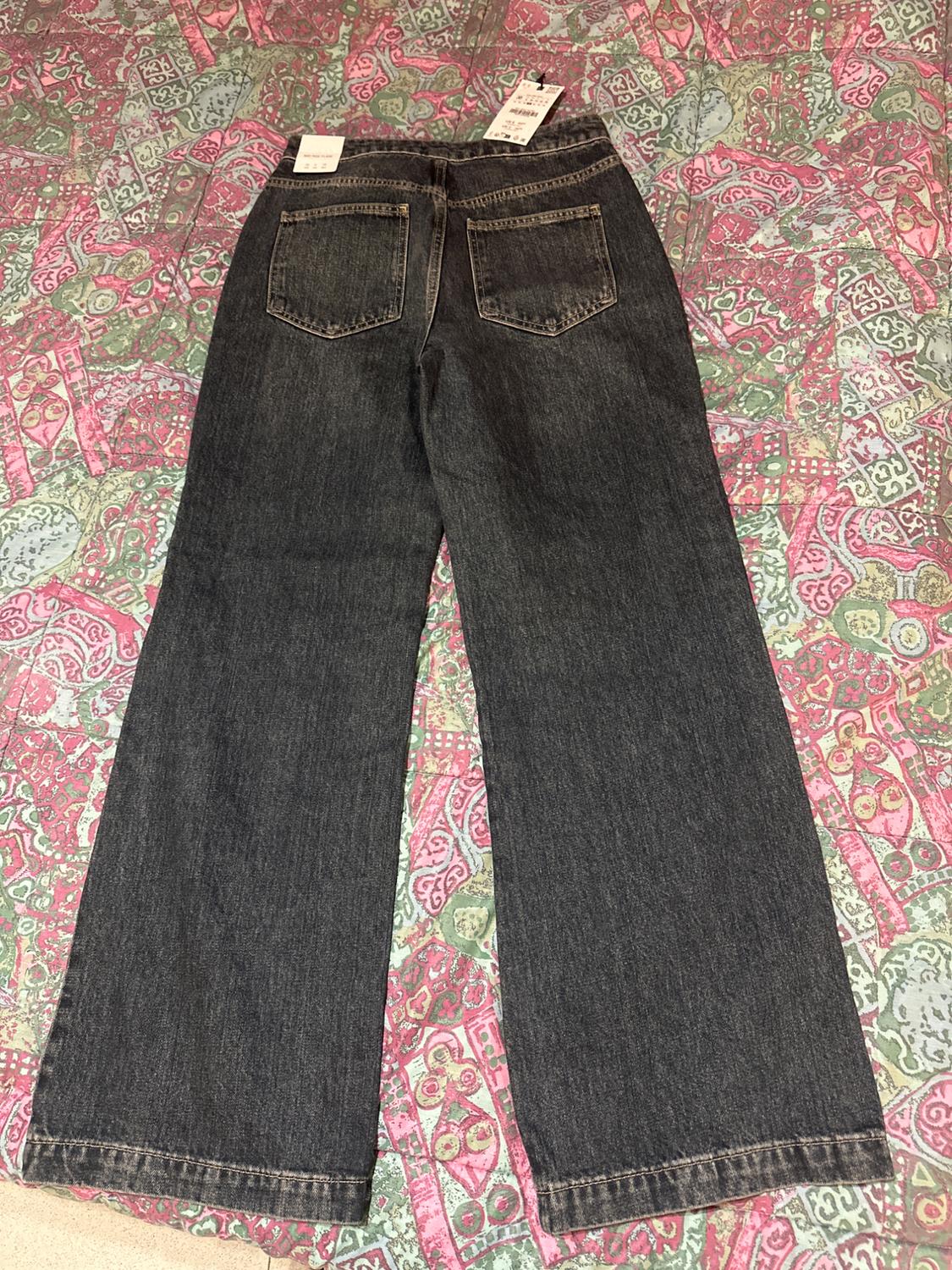 Z1975 FLARE MID-WAIST JEANS WITH BUTTONS - Image 3