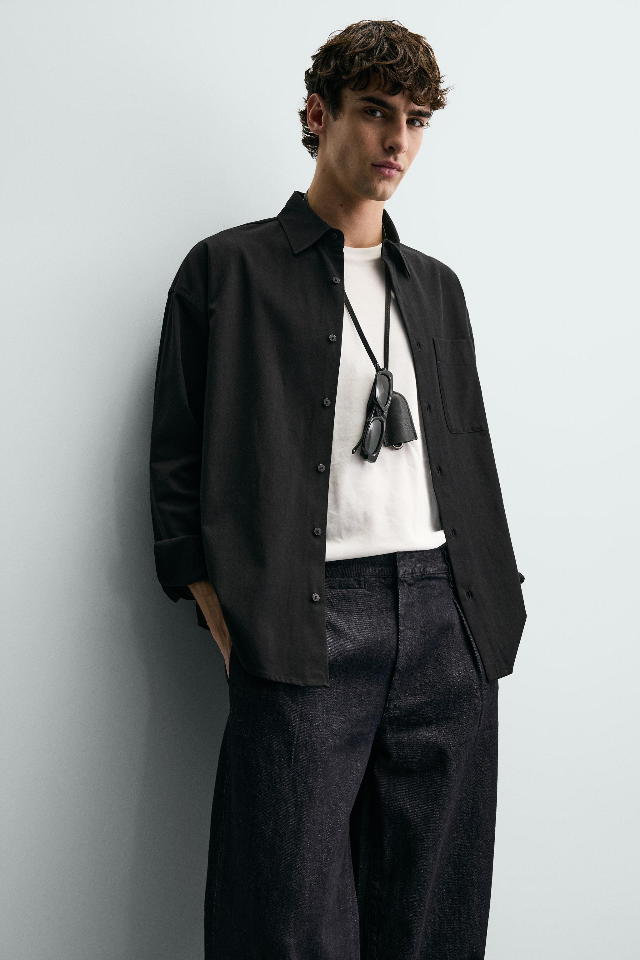RELAXED FIT FLOWY SHIRT