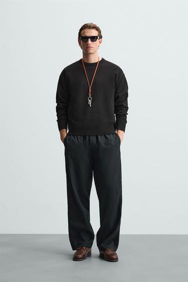 SUÉTER BÁSICO SOFT - Preto da Zara - Imagem 0