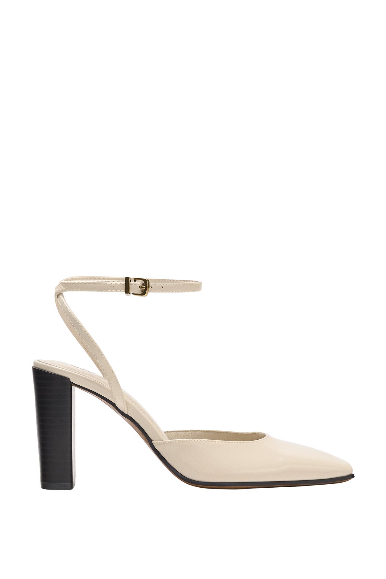 WIDE HEEL SLINGBACK SHOES