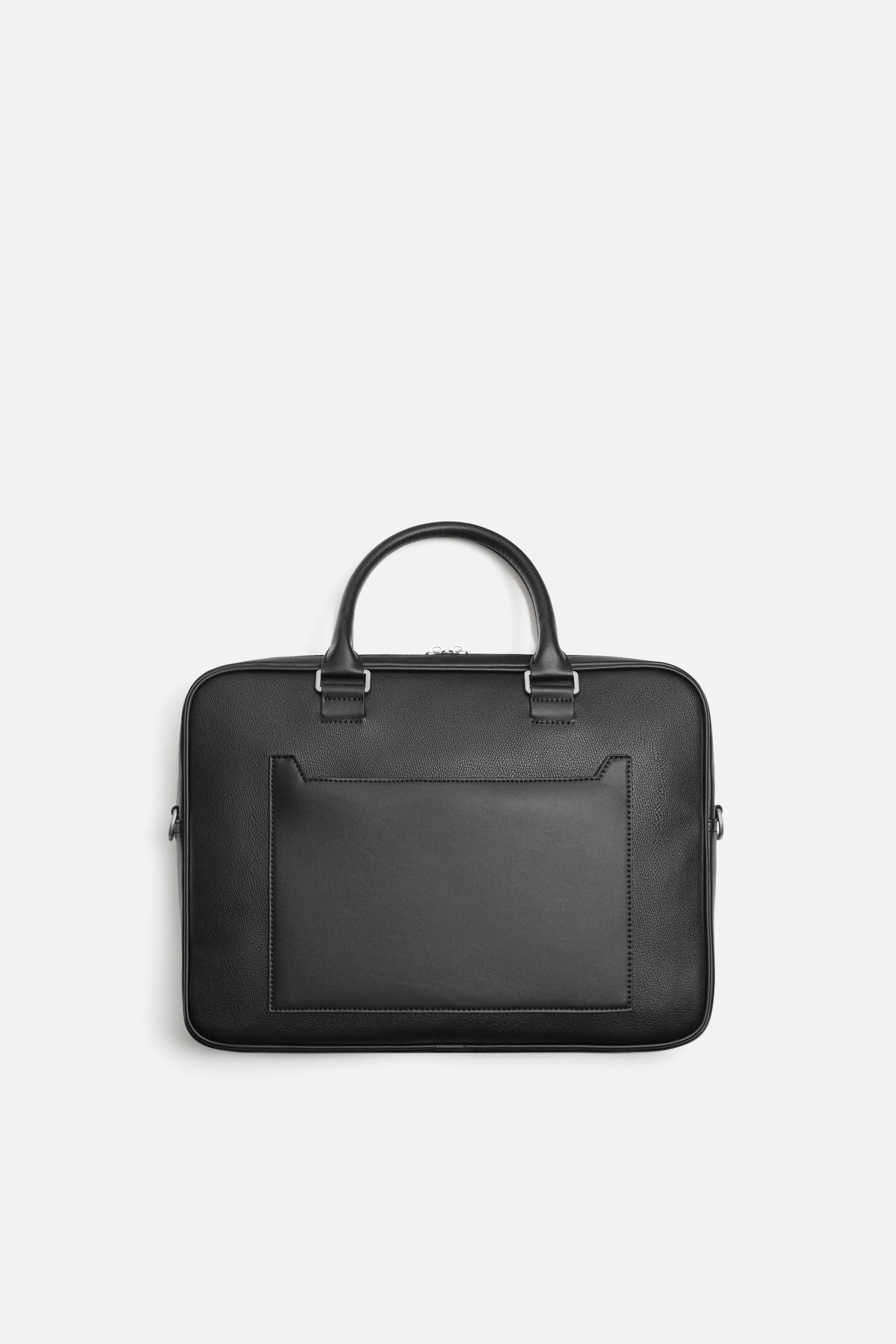 Zara mens laptop bag sale