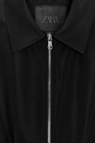 VESTE COURTE ZW COLLECTION - Noir de Zara - Image 8