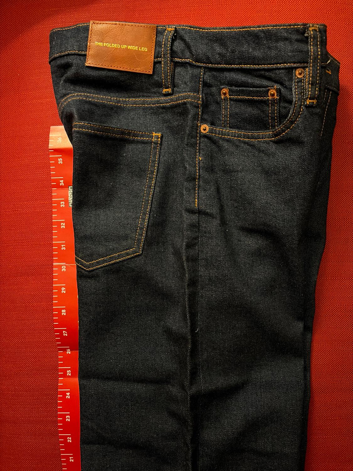 FOLDED UP WIDE LEG JEANS - Image 5