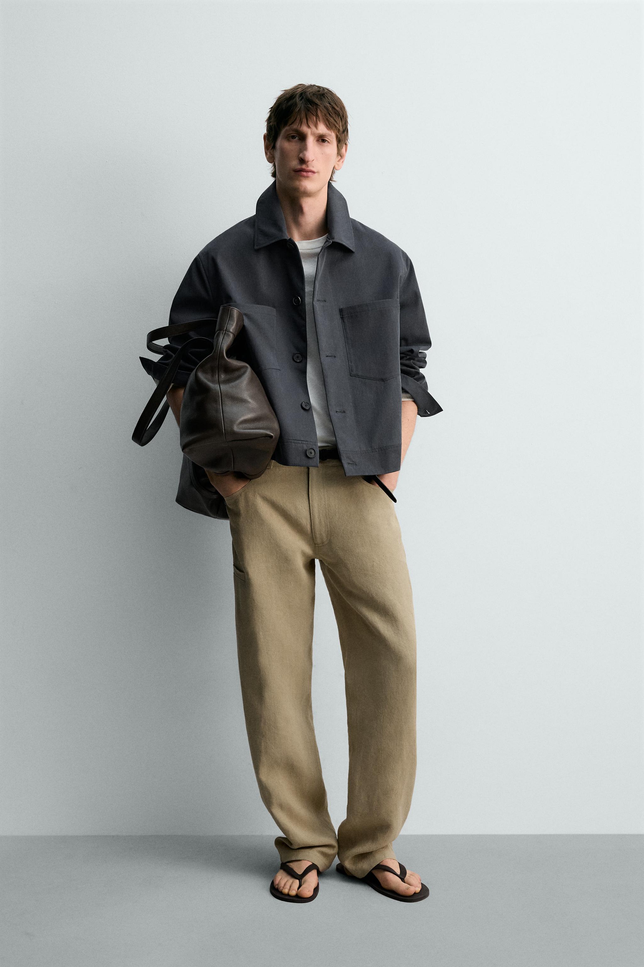 BLOUSON COUPE DÉCONTRACTÉE EN COTON