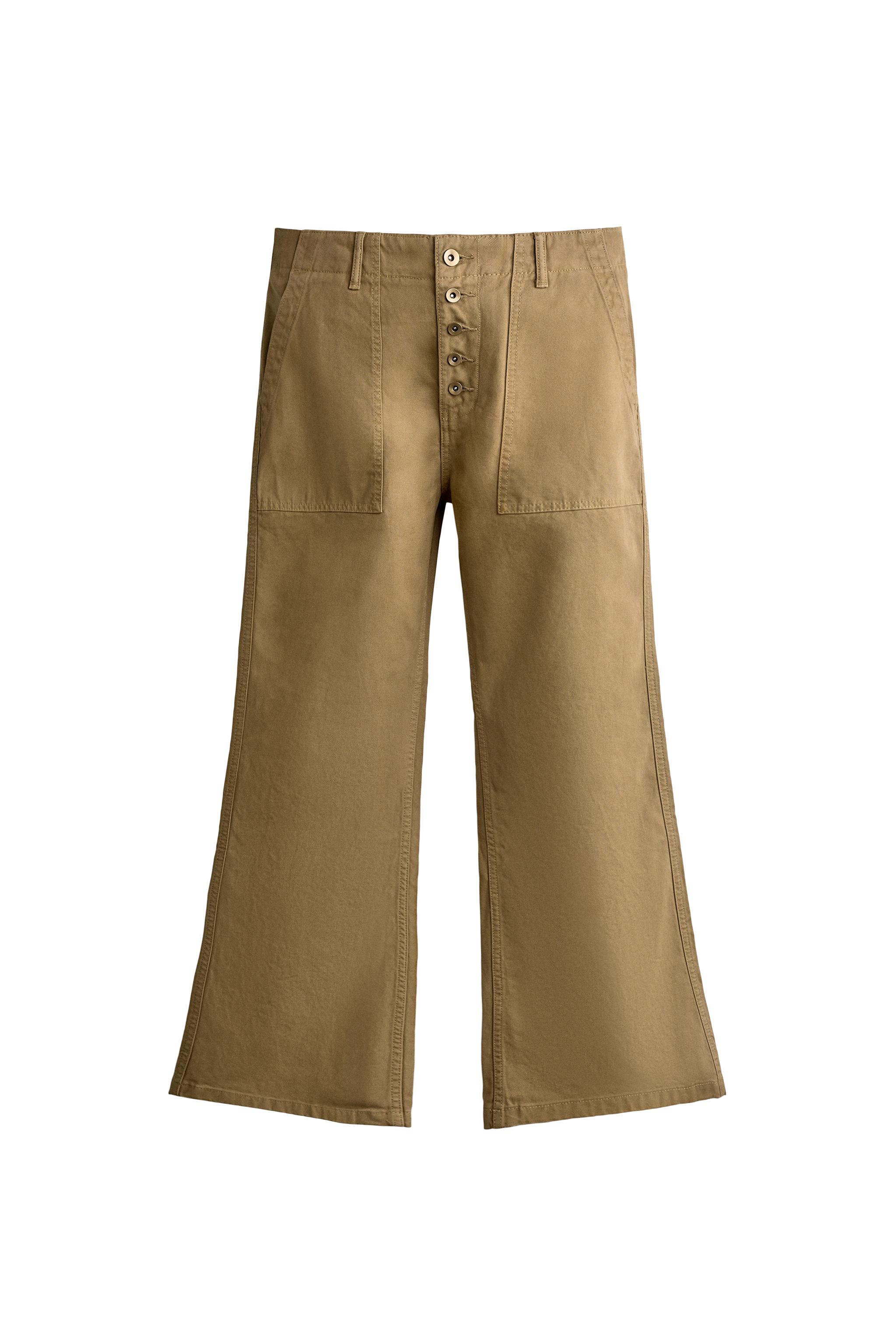 PANTALÓN FLARE FIT BOTONADURA
