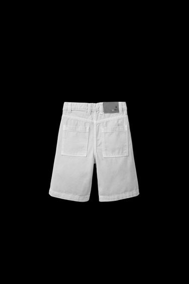 DENIM-BERMUDASHORTS IM REGULAR-FIT - Grau von Zara