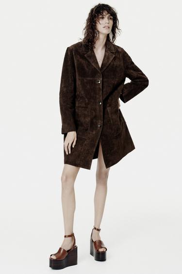 FALCA POLSERA PELL - Marró de Zara