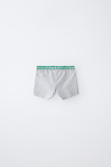 AGES 6-14 / 5-PACK OF TEXT BOXERS - Multicoloured by Zara - Image 3