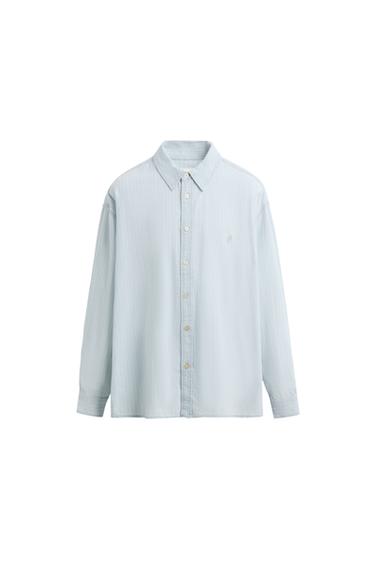 CAMISA RAYAS BORDADO
