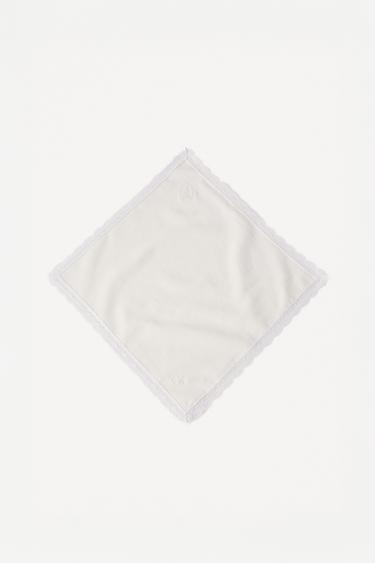 WILLY CHAVARRIA X ZARA 레이스 코튼 스카프 - Zara의 화이트 - 이미지 0