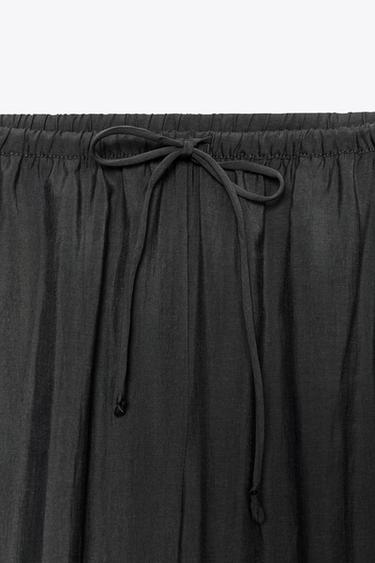 PANTALON FLUIDE ZW COLLECTION - Plomb de Zara - Image 7