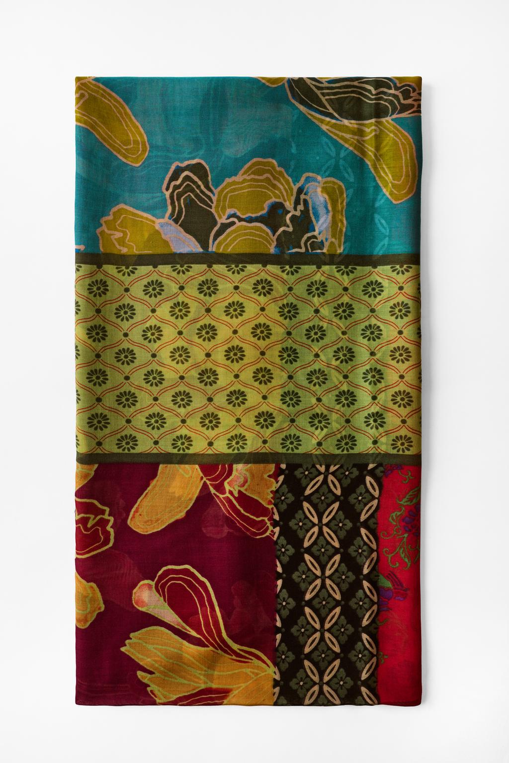 MODAL SILK PRINTED SCARF