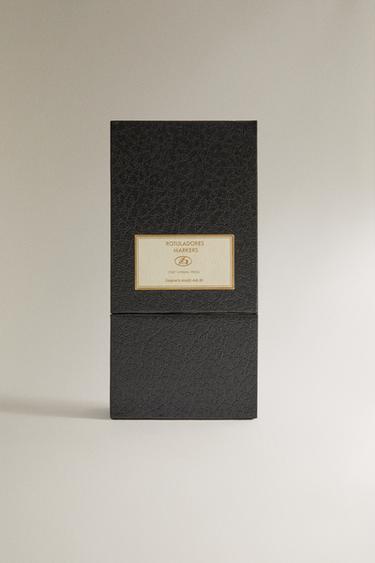 Zara FINE-TIP MARKER PACK (PACK OF 12) - Black - Image 0
