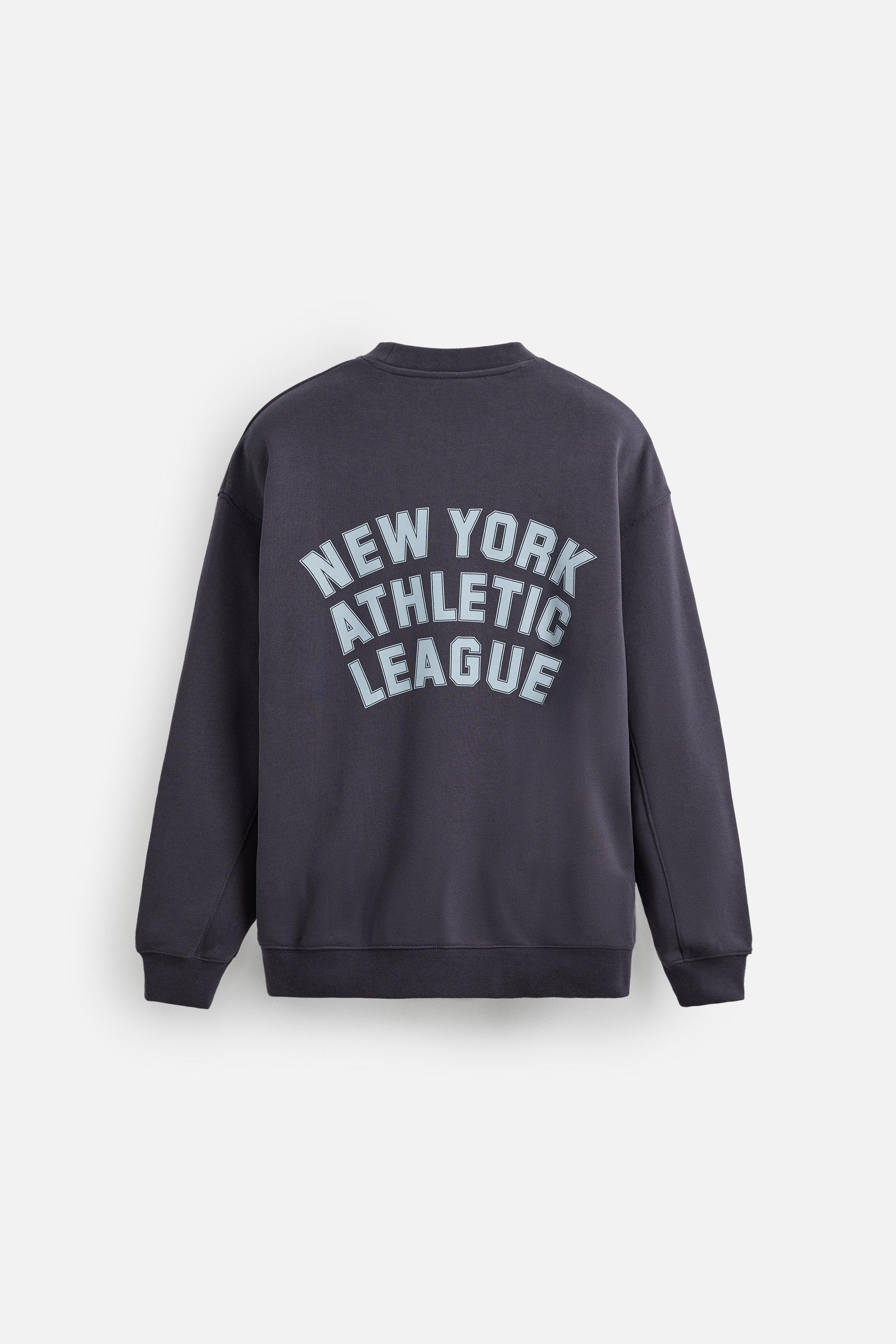トップス youvres Word crewneck sweat Torema 10 oz Crew Neck Sweatshirt/Fluffed on the back side