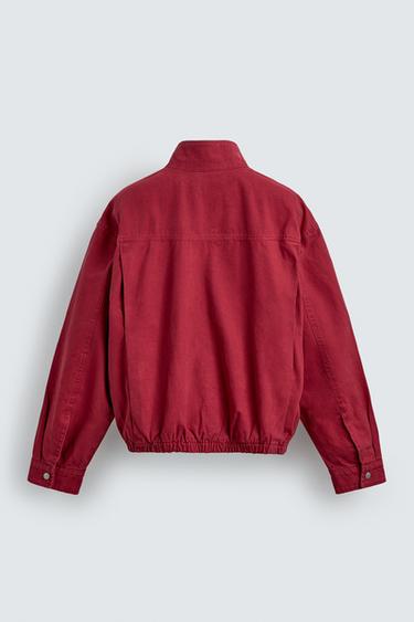 BLOUSON COURT À BRANDEBOURGS - Rouge de Zara - Image 7