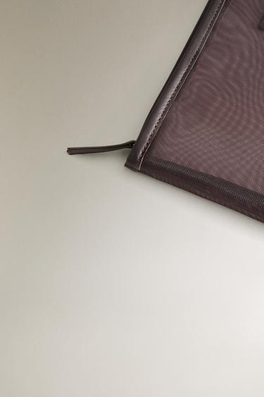 TROUSSE DE TOILETTE MOYENNE MESH - Marron de Zara - Image 3