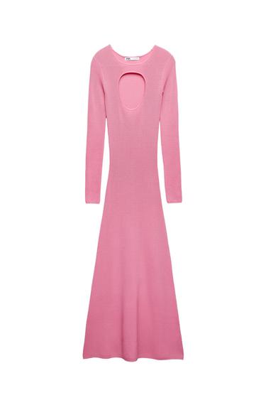 CUT OUT KNIT DRESS