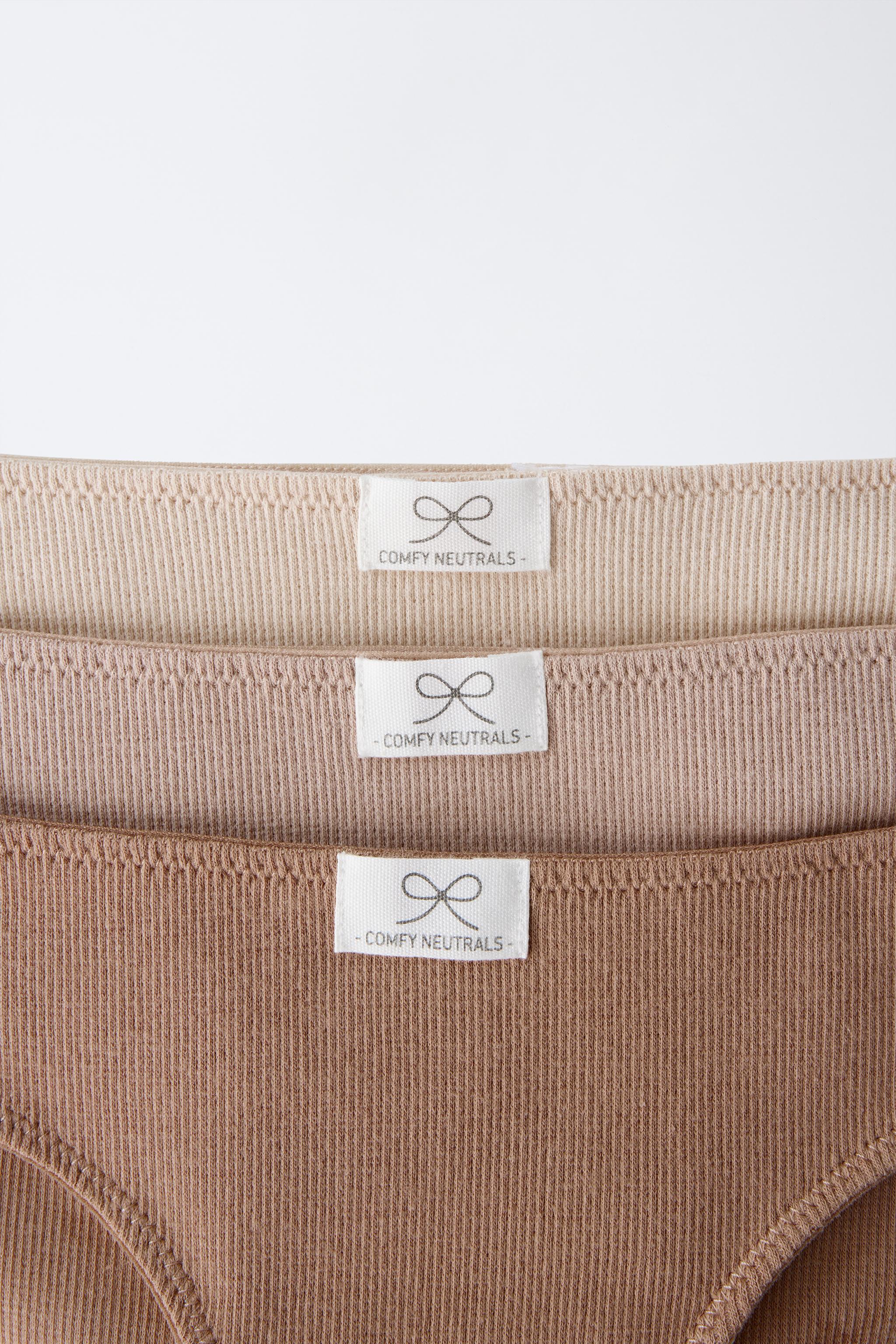 6 ANS/ LOT DE TROIS CULOTTES RIB ÉTIQUETTE