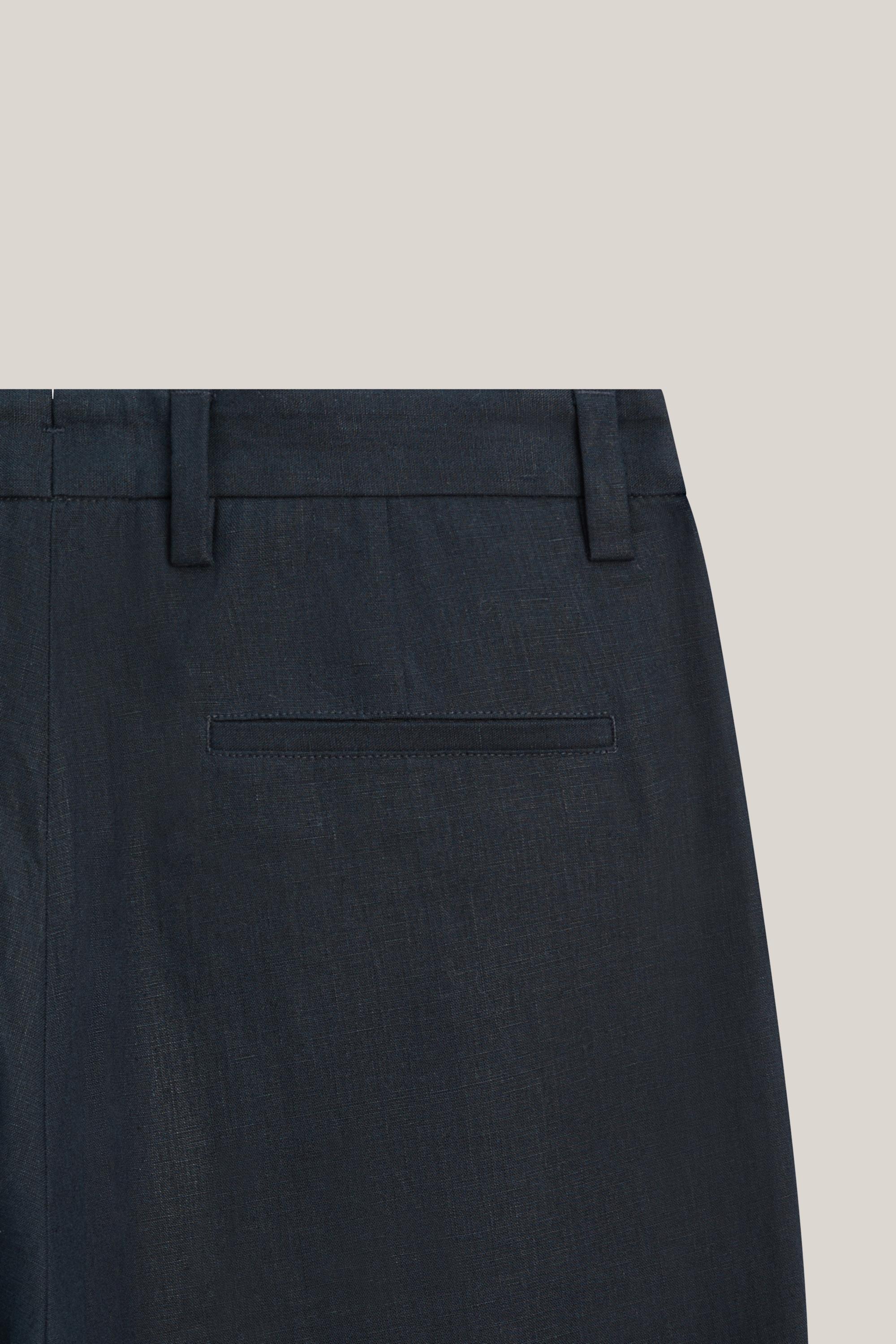 Total look darted linen trousers - LIMITED EDITION