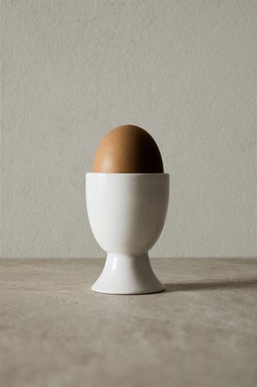 STONEWARE EGG CUP - White by Zara - Image 5