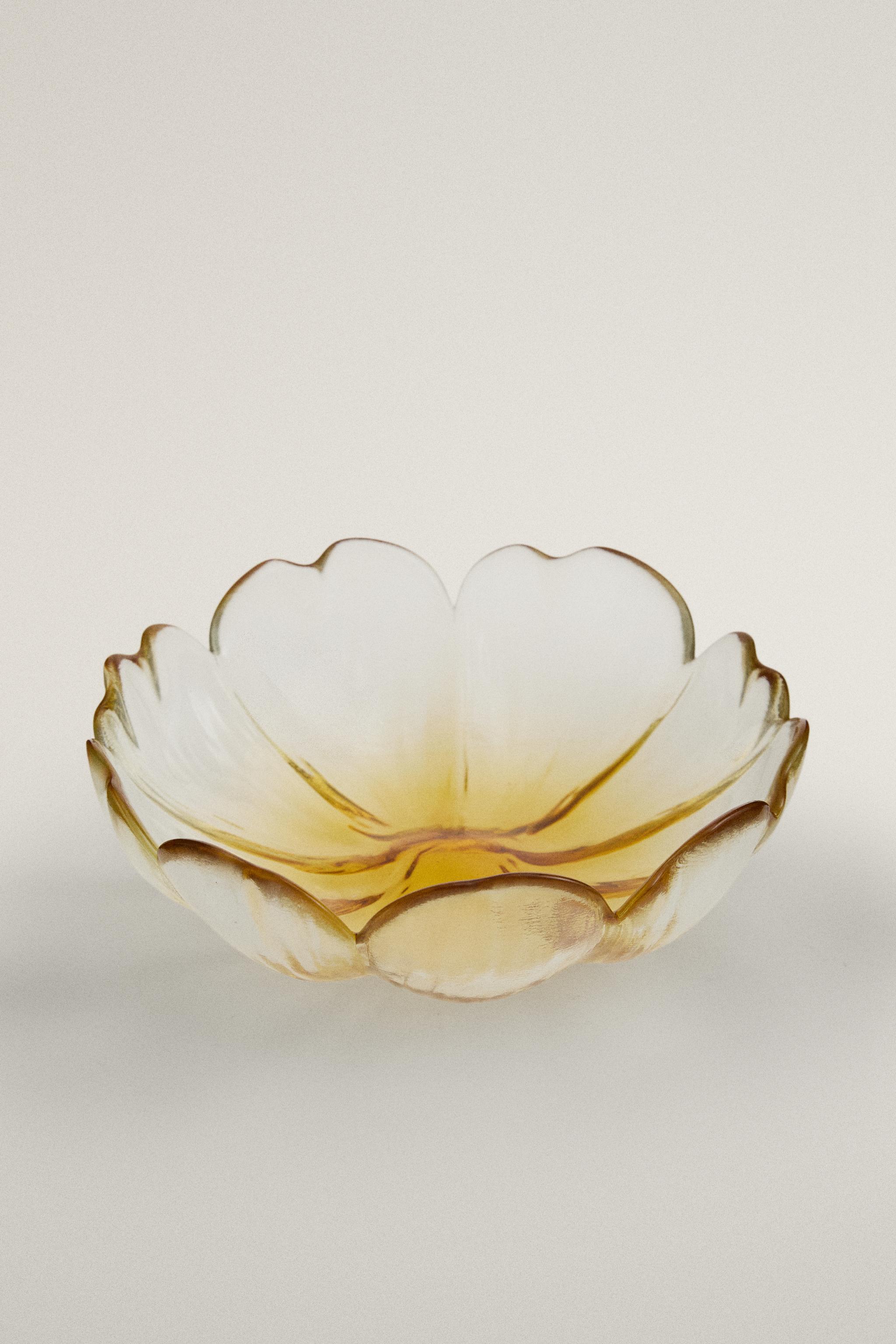 BOL EN VERRE FLEUR